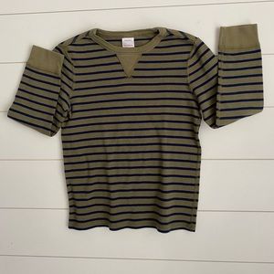 Hanna Andersson 100% cotton big boys size 8 thermal Henley
